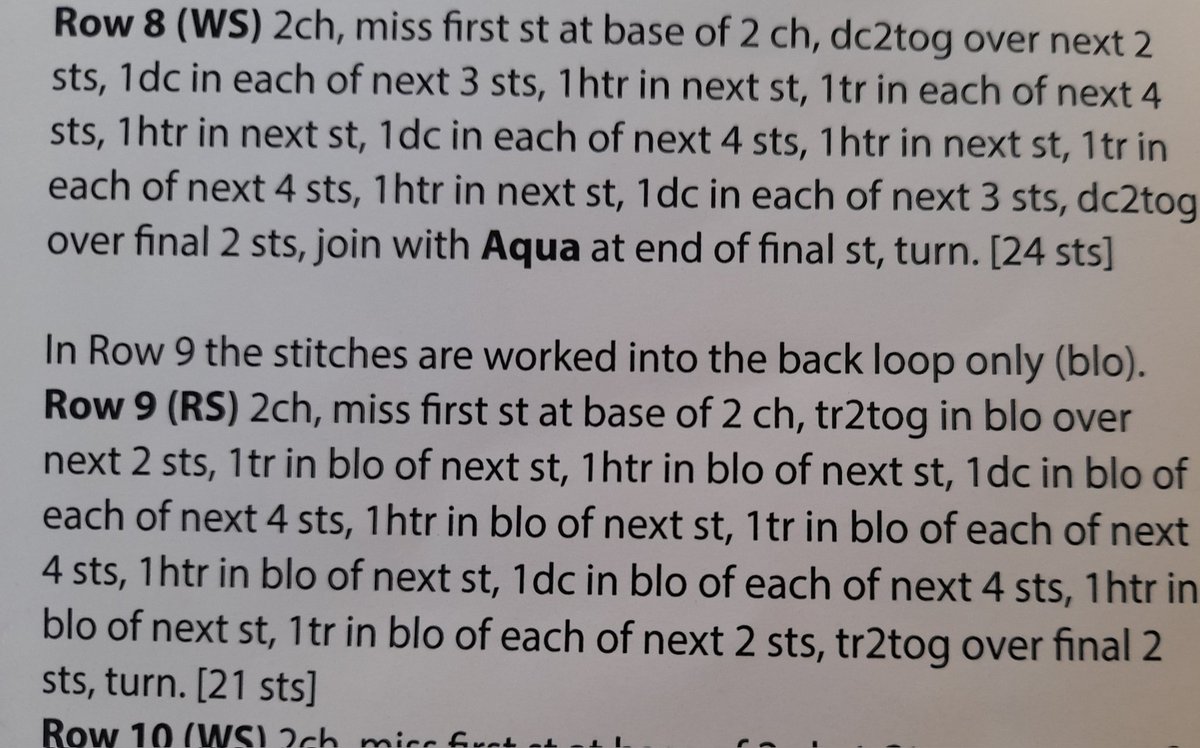 Crochet patterns aren't always user friendly...easy to lose track of where you are with which stitch(es). #crochetproblems