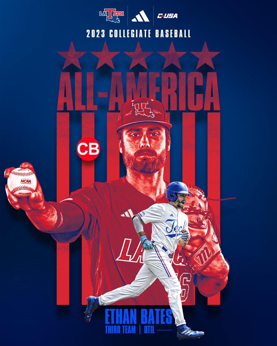 Ethan Bates can do it all. 

And as a result, he's an All-American ⚾️🇺🇸

📰 bit.ly/3C55Okg