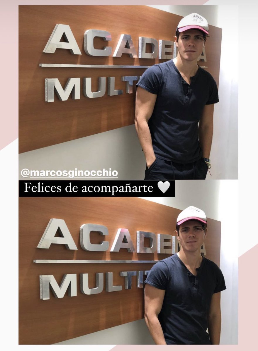 📸 || Marcos se encuentra en la academia de Multitalent. 
🔗|| instagram.com/stories/multit… #MarcosGinocchio