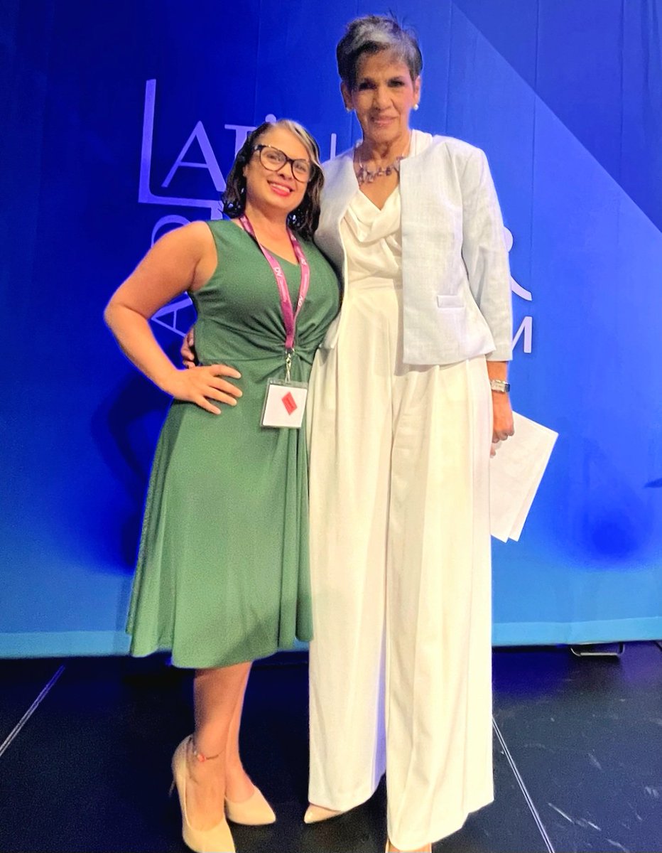 Director Maritza Bond <a href="/MaritzaBondCT/">Maritza Bond 🇵🇷🇺🇸</a> w/<a href="/latinaspower/">Latinas & Power</a> Symposium Founder &amp; CEO Marilyn Alverio. Today's event at the Hartford Marriott Downtown, for which NHV Health was a sponsor, sold out! #LatinasandPower #latinavoices #voceslatinas