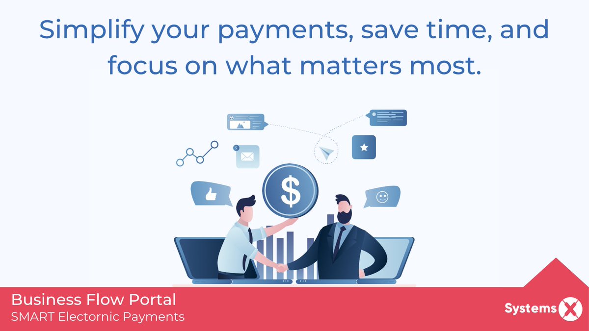 systemsxuy's tweet photo. Are you tired of dealing with complex and time-consuming payment processes?
Get in touch with us! ๐ https://t.co/eOq1JvGZjd
#eletronicpayments #erp #bank #cloud #B2B #payments #paymentprocesses #paymentautomation #businesssolutions #automation #efficiency https://t.co/UApS9y4zIf