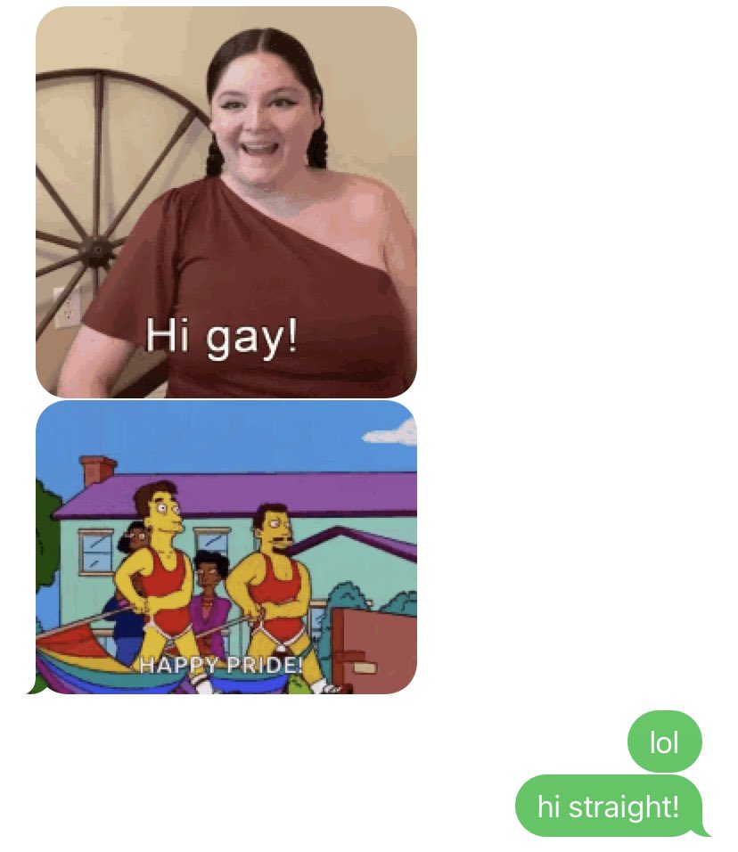 My sister has a unique brand of allyship. #PrideMonth