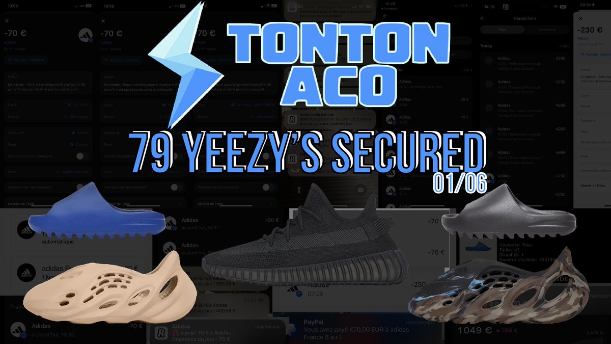 Tonton ACO (@tonton_aco) on Twitter photo 79 Yeezy COP aujourd'hui dans <a href="/Tonton_ACO/">Tonton ACO</a> ! ๐ธ
LE DROP A NE PAS MANQUER ๐
DISCORD EN BIO ๐
#yeezy #adidas #confirmed #lavage 79 Yeezy COP aujourd'hui dans <a href="/Tonton_ACO/">Tonton ACO</a> ! ๐ธ
LE DROP A NE PAS MANQUER ๐
DISCORD EN BIO ๐
#yeezy #adidas #confirmed #lavage