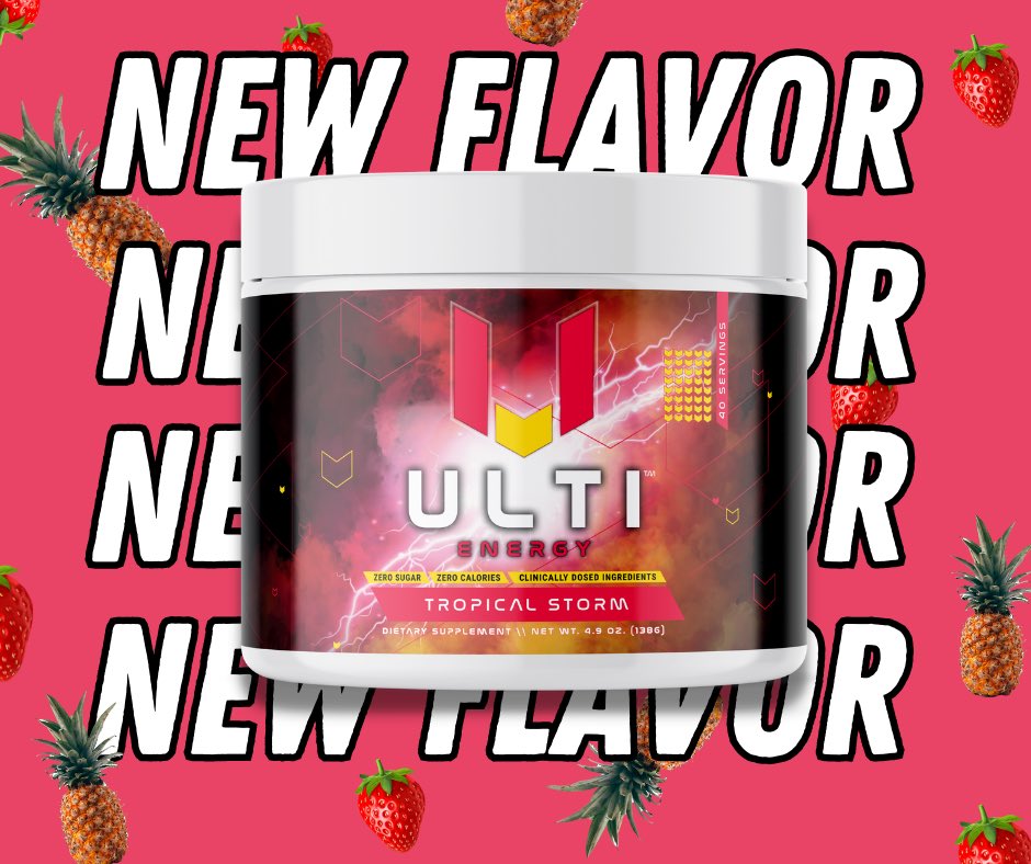 ULTI_Supps's tweet photo. After months of flavor testing and formula tweaks we are proud to introduce you to our three newest flavors. We have made many formula enhancements and will always bring you the most effective products in the industry, the cleanest formulas, and unmatched transparency around our production quality. 

Meet your new favorite energy drink!
#newflavors