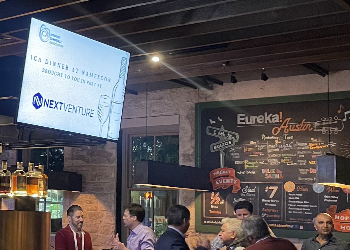 ICADomains's tweet image. 🎉 Immense thanks to @BrandAlready &amp;amp; Next Venture for their generosity in sponsoring the bar at the ICA dinner, NamesCon 2023. Though we missed Sten&apos;s presence, he was with us in spirit!🍻#NamesCon2023 #ICADinner #NextVenture #ThankYou