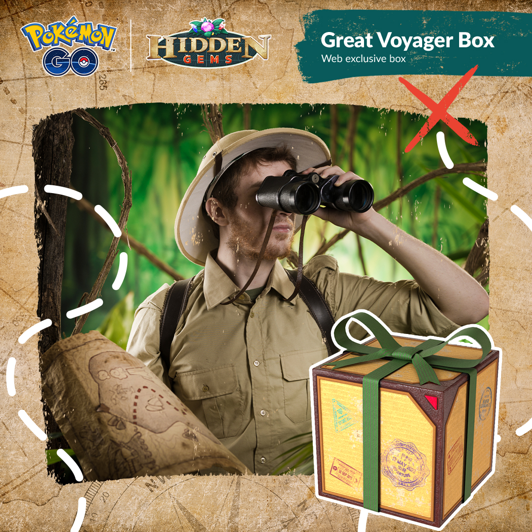 🔔 Web store–exclusive deal 🔔

For a limited time you can save on Super Incubators, Incubators, and more with the Great Voyager Box!

Now live in the Pokémon GO Web Store: pokemon-go.onelink.me/4VWR/VoyagerTW
