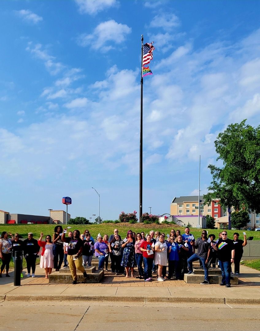 To commemorate the start of #PrideMonth, our Pride and Allies Employee Resource Group hosted flag-raising events at our corporate offices in Estero, FL and Oklahoma City. We strive to create a workplace culture where every employee feels valued and respected. #pridemonth2023