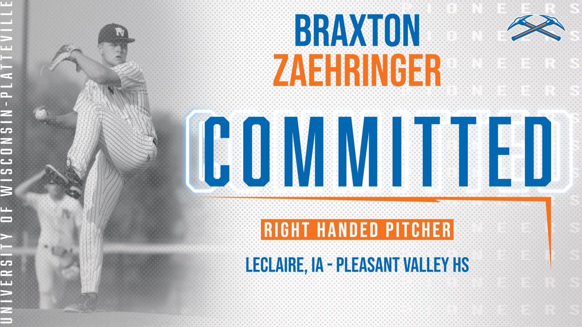 The arms race continues 💪🏽 give it up for RHP Braxton Zaehringer from LeClaire, IA

#swingtheaxe