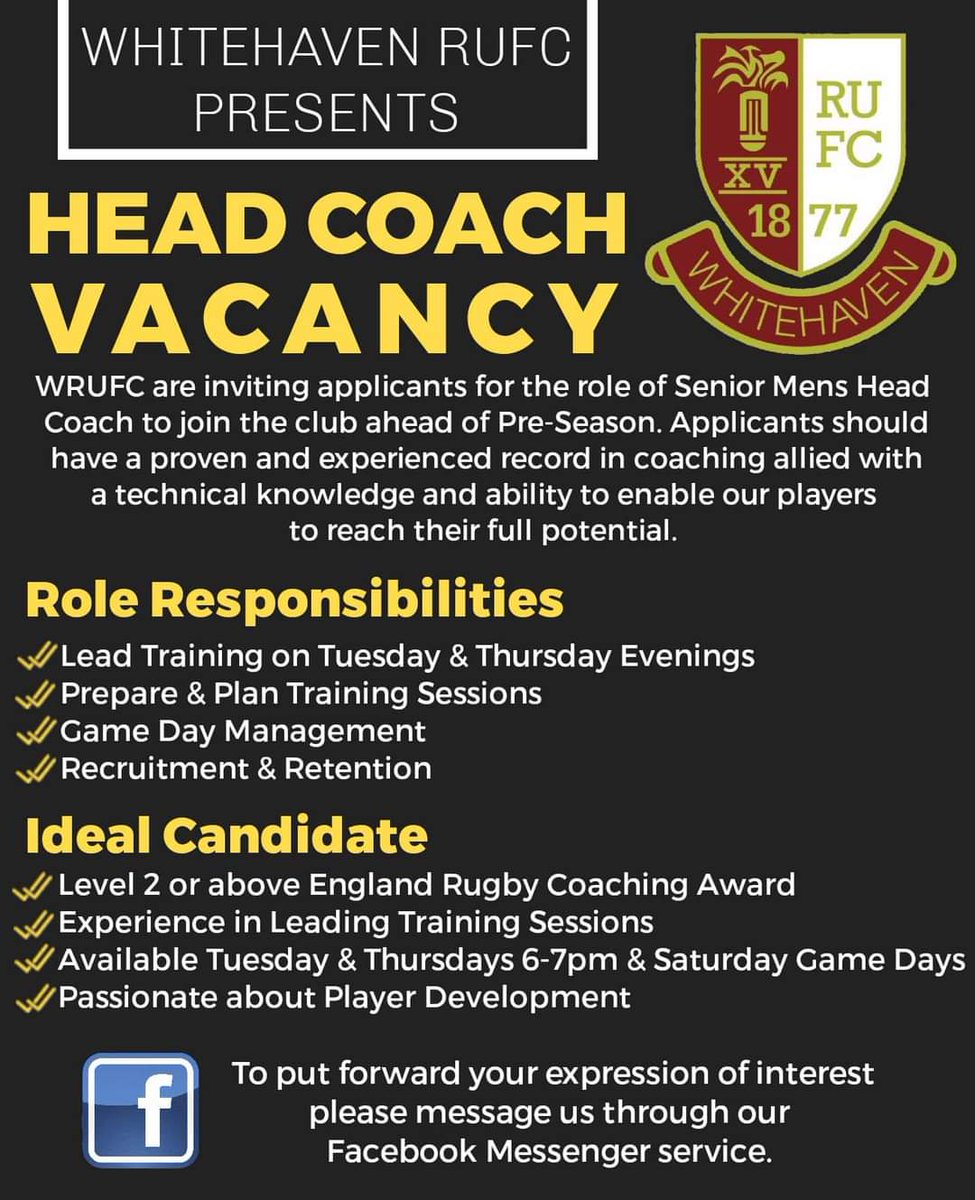 Whitehaven RUFC tweet media
