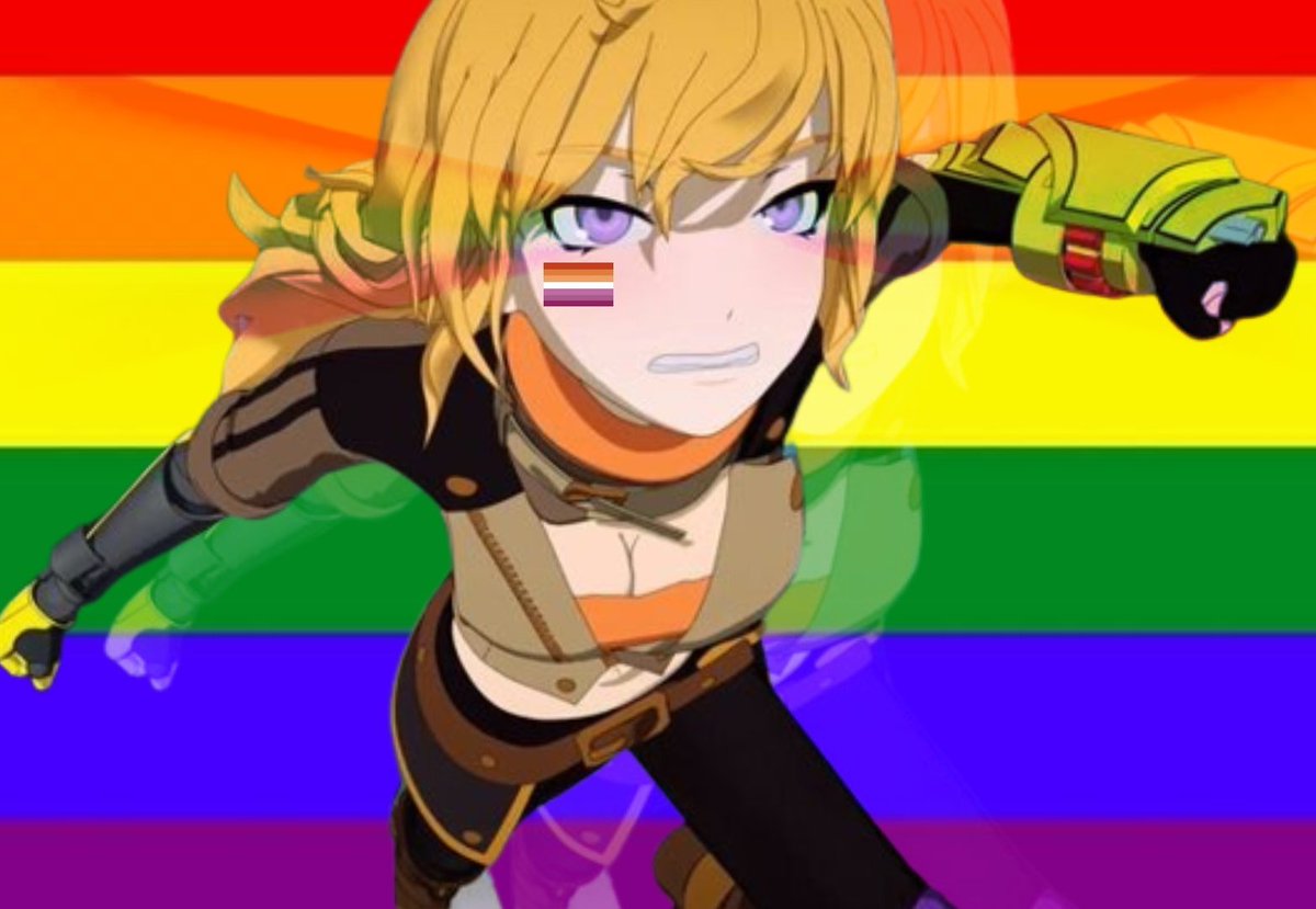 ❤️💙 Happy Pride Month everyone !!🖤💛
For now I done this to celebrate 😭🏳️‍🌈
#rwby
#PrideMonth