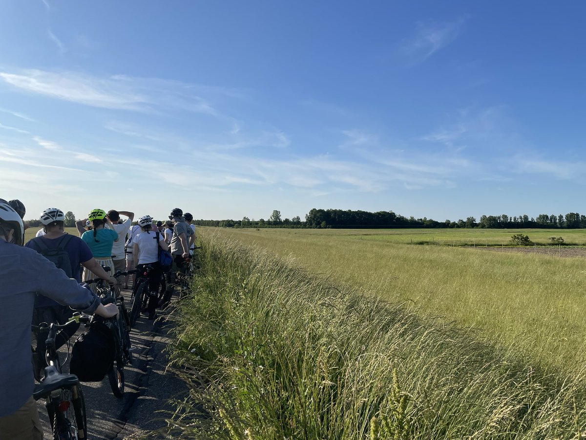 Today we visited the Bereg Water Reservoir, built to protect civilisation from floods. But could now used to actually mitigate droughts 🤔…. #riverrestoration #naturebasedsolutions