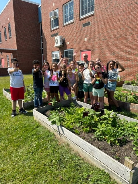 Some awesome extracurricular activities going on at Rhame! The garden club had a salad party with the vegetables they grew, and the student council practiced some of the games they are going to lead at lunch time.
