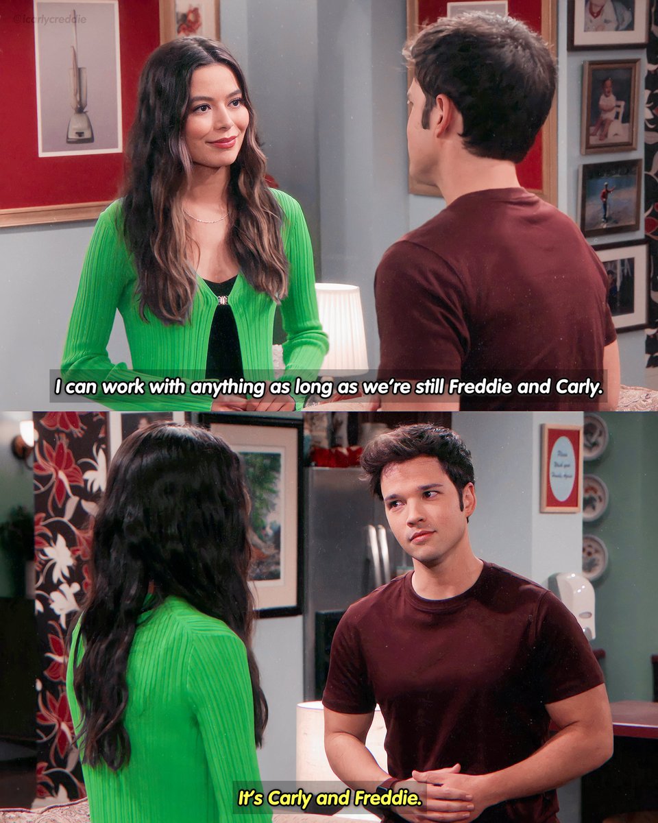 I can't get this scene out of my mind... The way they put each other's name first 😭💕 #iCarly #Creddie