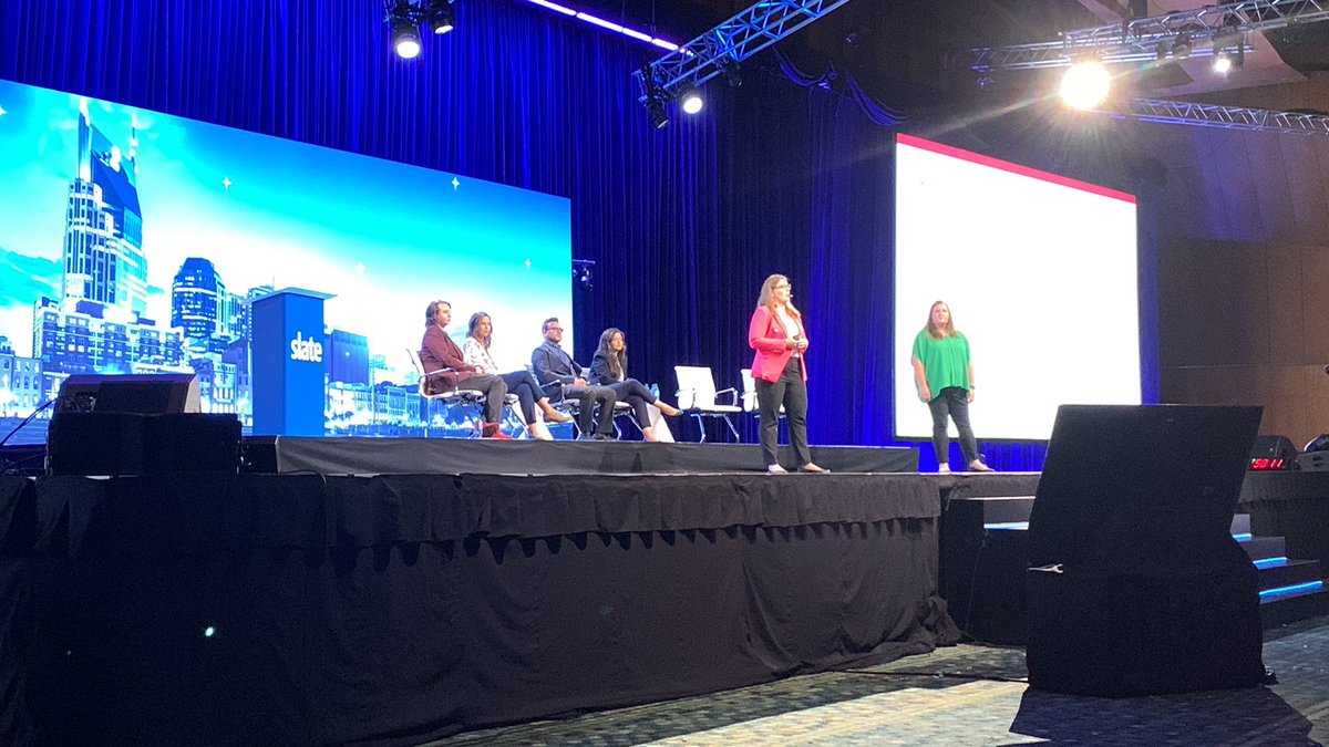DomenickRozzi's tweet photo. “The incomparable Erin Gore, JMC and our great friends from UA”. Simply awesome #SlateSummit https://t.co/PPSPzvw14e