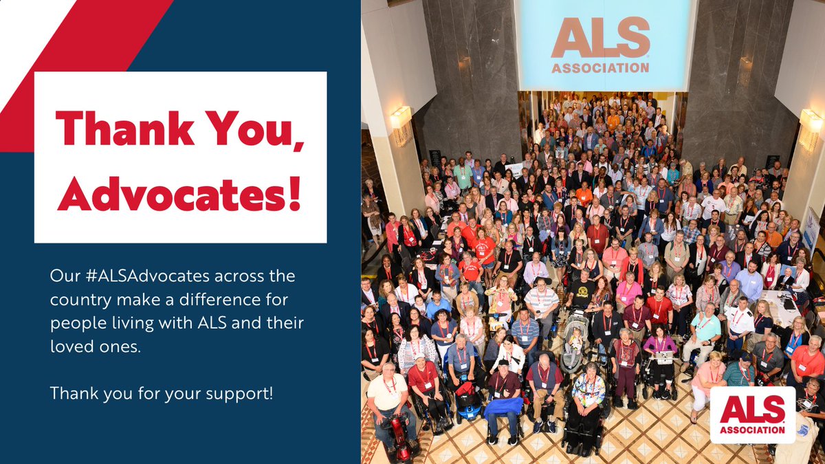 alsassociation's tweet photo. Thank you to all of the #ALSadvocates who took action and shared their stories for #ALSAwarenessMonth! There's more #ALSAdvocacy coming - join us and become an #ALSAdvocate TODAY: https://t.co/JJvFdnN0mw https://t.co/h4Aw0rTQwA
