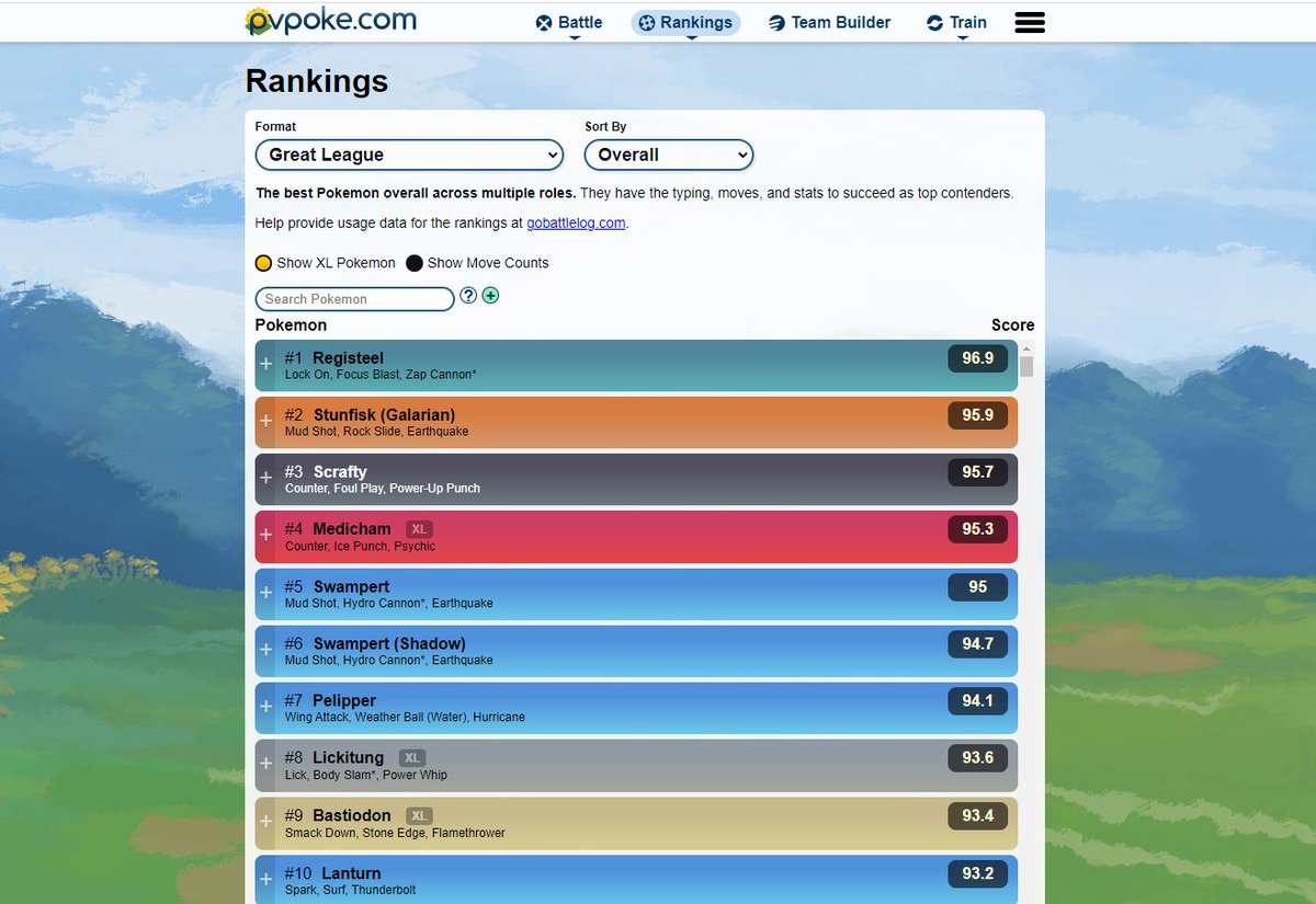 Season of Hidden Gems is live and so are the updates for PvPoke! Thanks so much for all of your feedback and encouragement this week. 💛🌻Enjoy the new season and see you in Milwaukee!