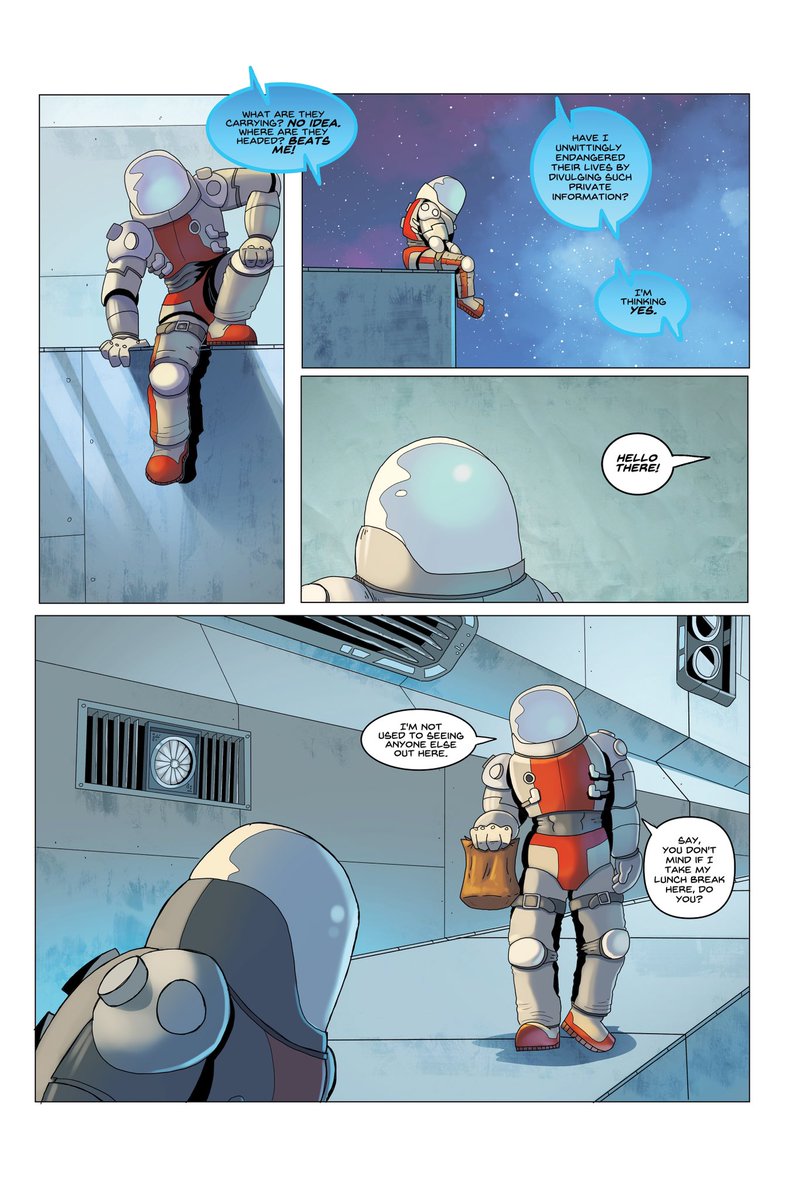 McgreggorTank's tweet photo. Part 1.

Pledge to the Cosmic Colossus Kickstarter today!! #lesserkcomics #graphicnovels #scifiart 

https://t.co/vUuh2tXLLk https://t.co/xWZKbyVMBN