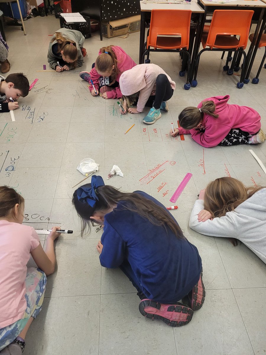 Today we learned how to draw different measurements using a ruler.