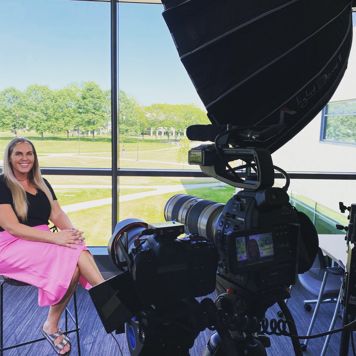 Today I had the opportunity to film a testimonial on why I’m a ✨proud✨ <a href="/OhioStateNewark/">Ohio State Newark</a> Alumni! 🎓🎥 #GoBucks #OH