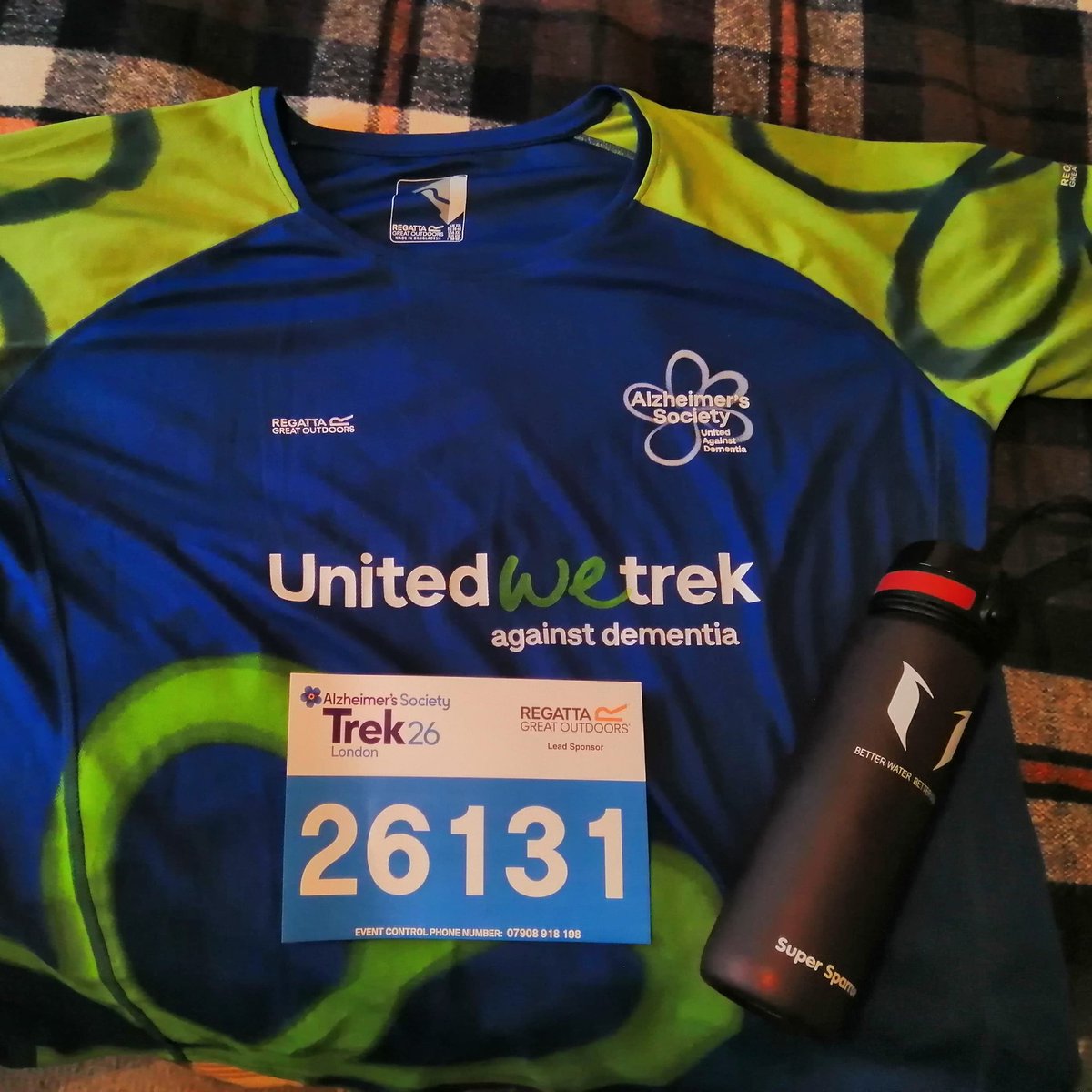 Getting all my bits ready for Saturday's #Trek26 for @alzheimerssoc.

justgiving.com/fundraising/ol…