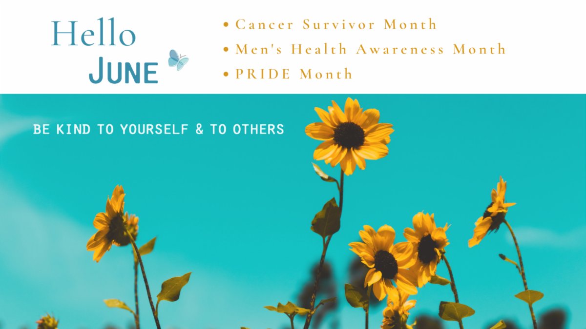 #JUNE #NATIONALCANCERSURVIVORSMONTH #CANCERFREE #THRIVE #FIGHT #CANCER #GRATEFUL #MENSHEALTHMONTH #MHM2023 #SHOWUSYOURBLUE #WEARBLUE #PRIDEMONTH #LOVEISLOVE #RAINBOW #EQUALITY #LGBTQIA #TCC2009 #SIC5K23