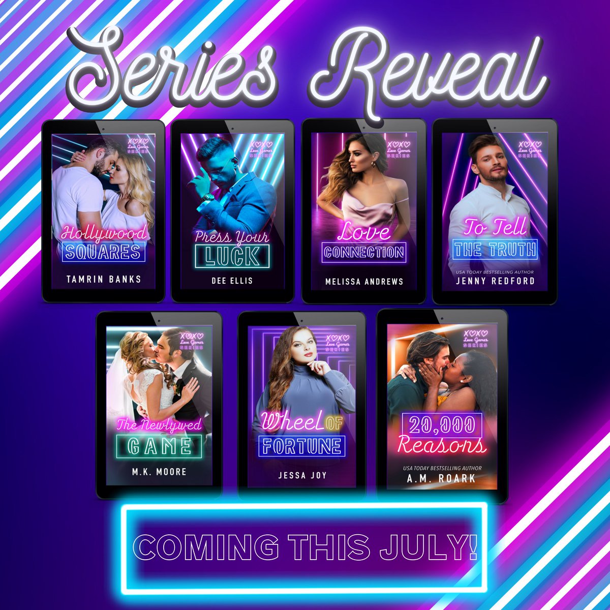 Series Reveal!!

Let's play some Love Games! 

Whether you want to name that price on Price is Right, Make a Deal, or meet a new love on Love Connection, this series is the one for you!

#seriesreveal #lovegames #ComingThisJuly #instalove #multiauthorseries