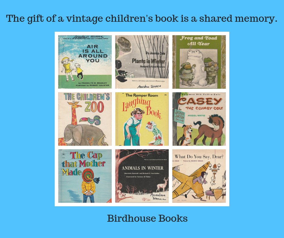 I love finding vintage children's books to share in my shop - please visit and browse!  ebay.com/str/birdhouseb…  #vintagechildrensbooks #childrensbooks #eBay