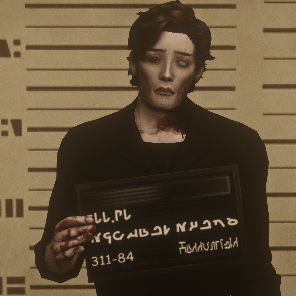 HalloweenSims's tweet photo. I had to🖤

Riley's charges: gross negligence manslaughter, accessory to murder
pose @surelysims 

Michael's charges: multiple counts of 1st degree murder, stalking, animal cruelty, assault, assault with battery, multiple escapes from custody, tresspassing
pose @KatverseCC https://t.co/4et0Nk9zs7
