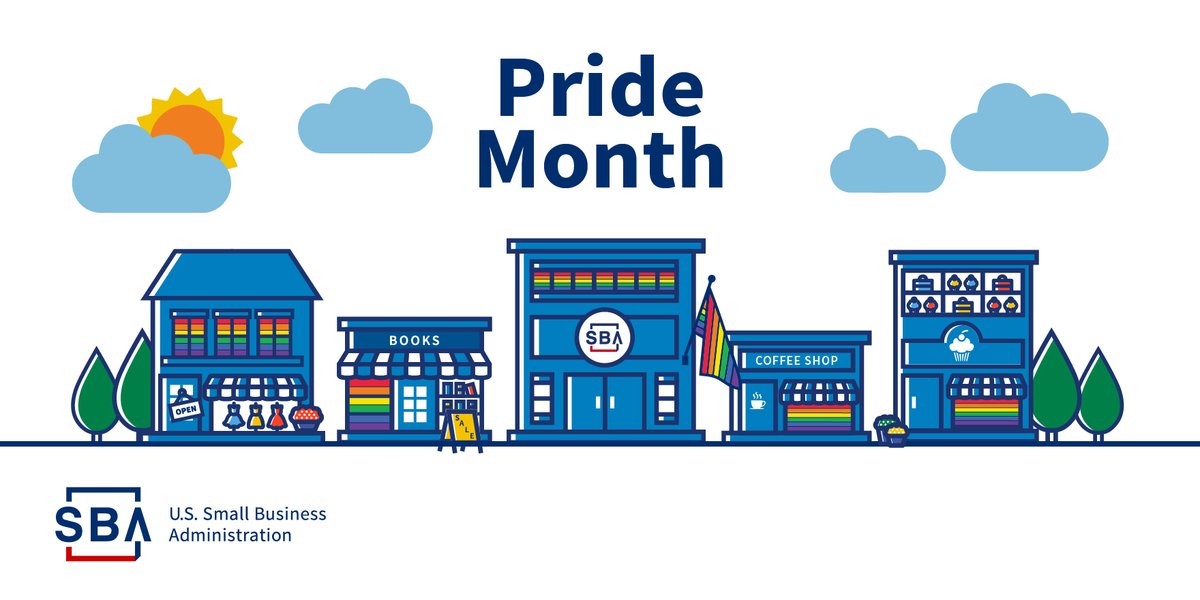 Happy #PrideMonth! Learn how SBA programs and services help empower LGBTQ+ business  communities across America: sba.gov/business-guide…