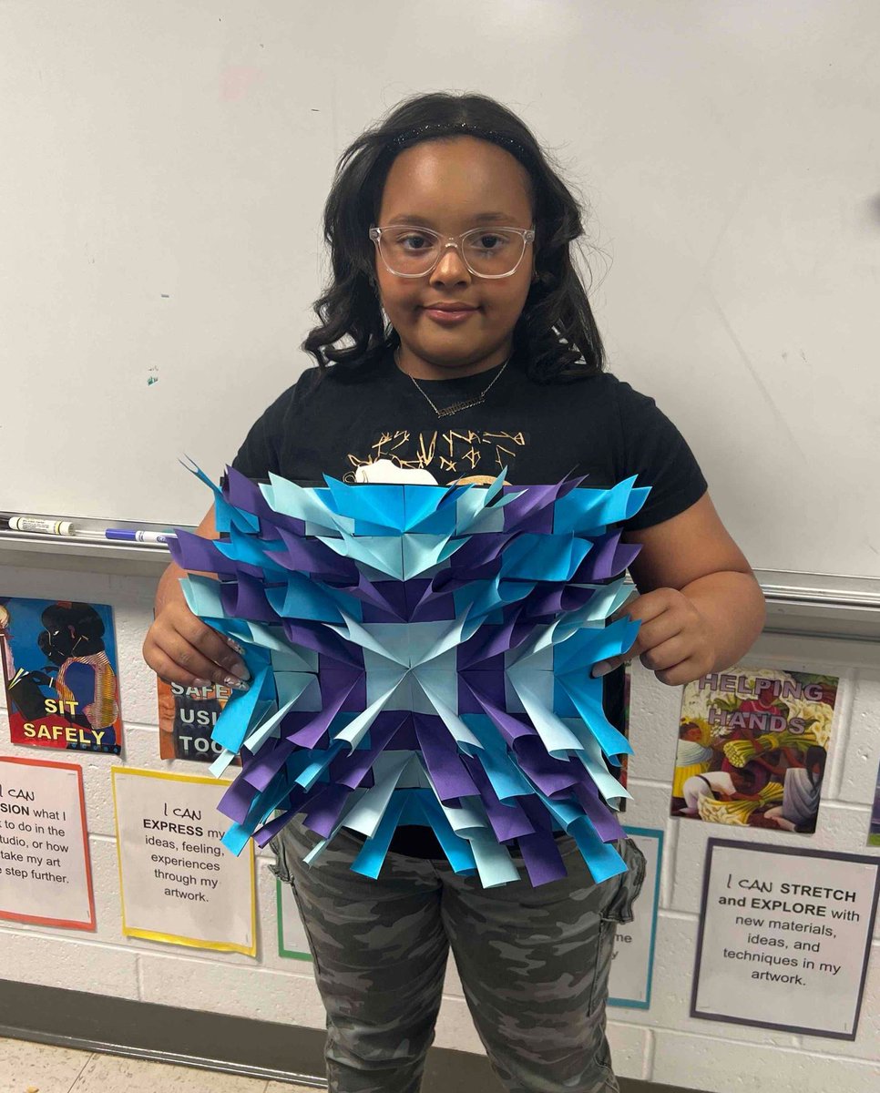 NSDArts's tweet image. Incredible paper sculptures by the incredible 5th graders @CharlotteAve1! #3Dart #artsintegration @mariojandrade @SarfdeK  @NASHUASCHOOLS #nsd42 @NSDArts