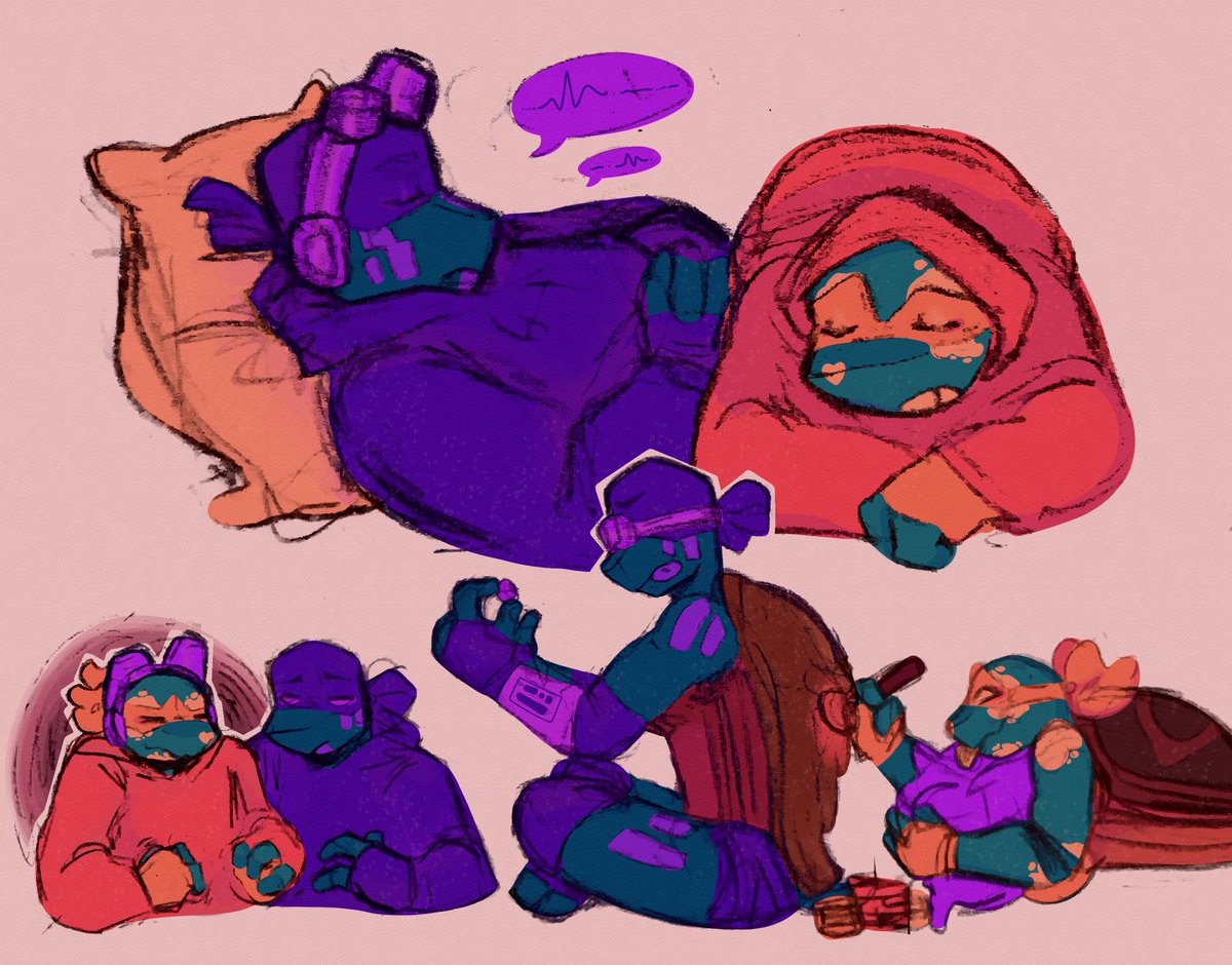 #tmnt #SaveRiseofTMNT #rottmntdonnie #rottmntmikey

pb&j coloured sketches