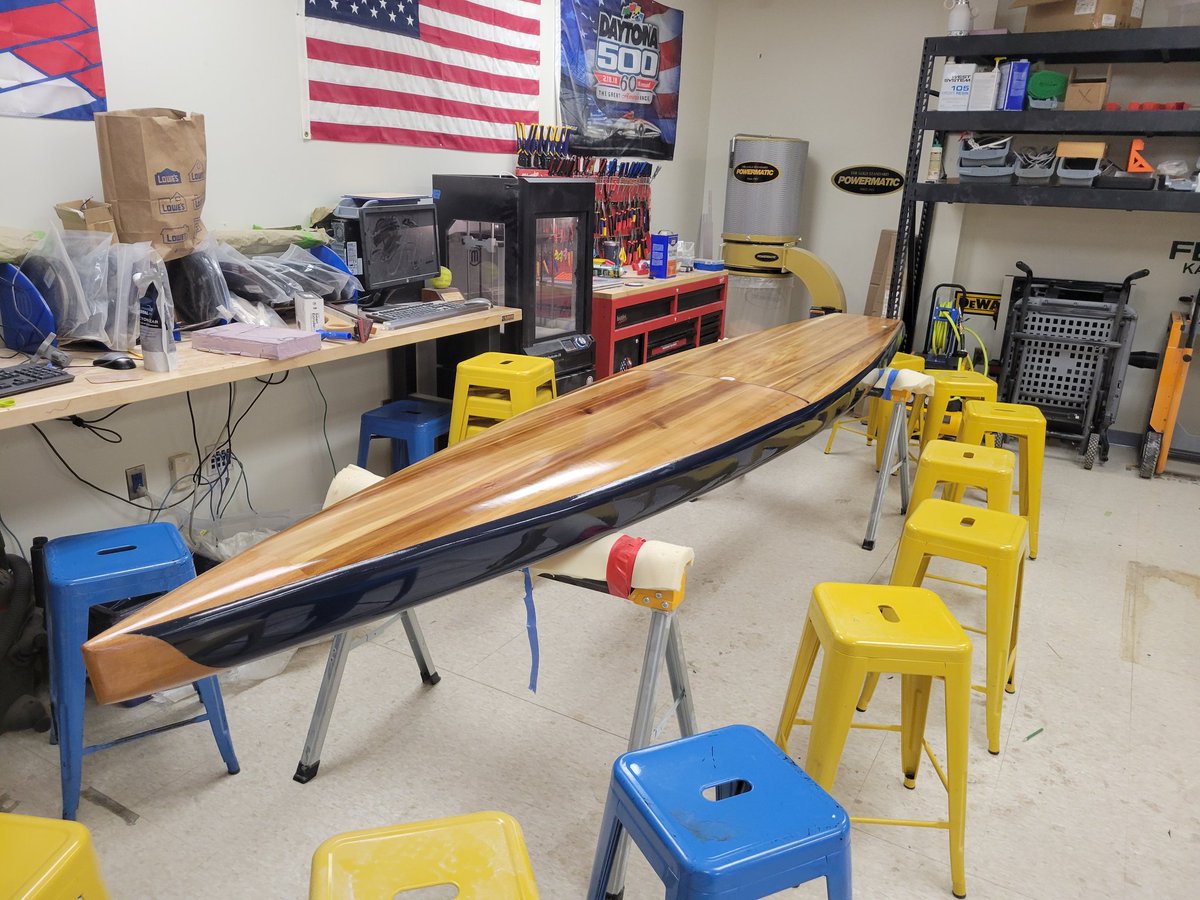 MrMakWGHS's tweet image. Busy week for the @WestGeneseeCSD High School #TechClub! Had a blast redesigning the &quot;Star of Excellence&quot; award for the @wgwildcatband @WGFineArts! Now it&apos;s on to @WGAthletics @WGBoosters1 awards and more coats of @total_boat #Halcyon Marine Varnish on the #SUP Board @EpilogLaser