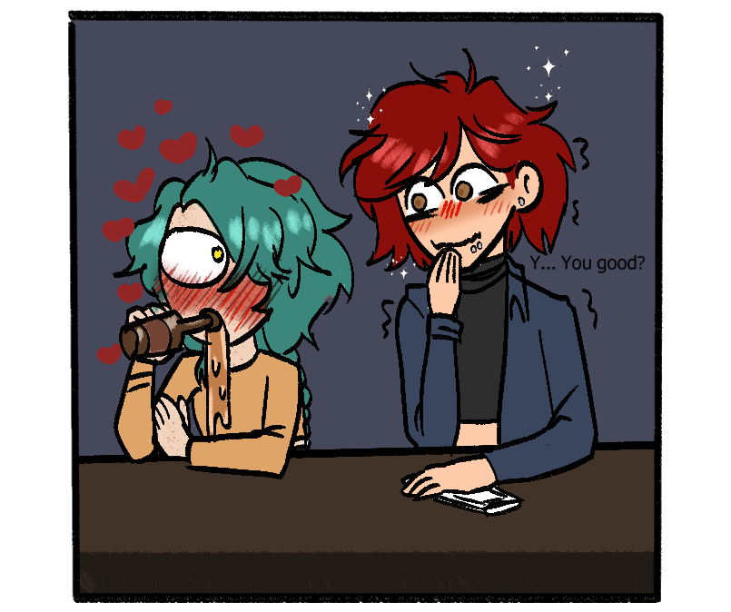 What. Commissions Open on Twitter "his weakness are redheads"