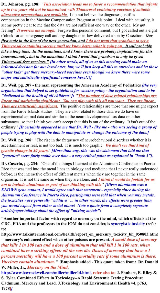 weaponizedword1's tweet photo. Vaccines - Autism

“Experts” 👉🏿 🙈 🙉 ��

Simpsonwood Transcript - https://t.co/IessrpTmph

Puerto Rico Meeting 1 of 2 - https://t.co/g7vNwsq2Ec

Puerto Rico Meeting 2 of 2 - https://t.co/YifjmiXpKu

“Secret” CDC Study - https://t.co/sw4qqBm6uU https://t.co/n8Qp5BbHlM