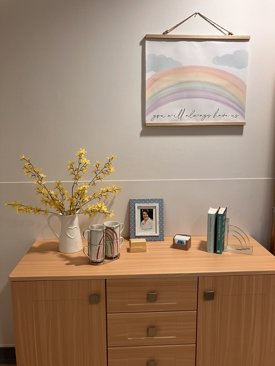 morganlowePT's tweet photo. Had a little cry at work today when I saw the beautiful new quiet room in our “rainbow clinic”. During an awful time, this space will provide such comfort to couples. The polar opposite of some of the rooms we faced during our own experience… 1/2 https://t.co/g4pDpfB7FP