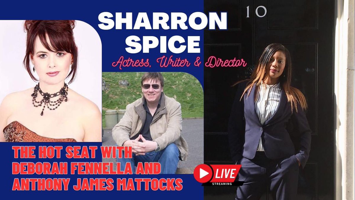 In The Hot Seat With #DeborahFennella & #AnthonyJamesMattocks #TV #Show interviewing #Actress #Producer #SharronSpice about her path in #Acting & #Theatre. 

youtube.com/watch?v=9ndf2c…

#InTheHotSeatWithDeborahFennellaAndAnthonyJamesMattocks #Facebook #YouTube #Instagram #Writer