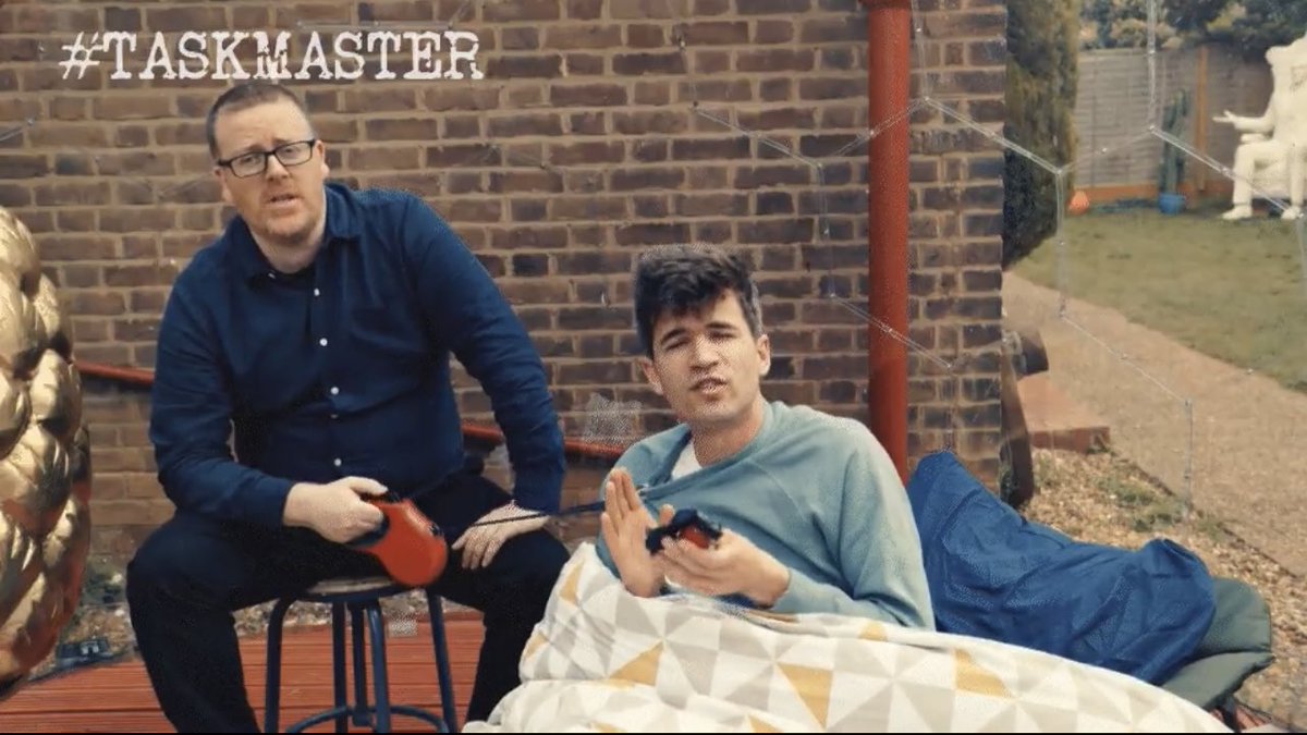 garethreesradio's tweet image. #Taskmaster “We’re called Royal Blood and this is rock music”