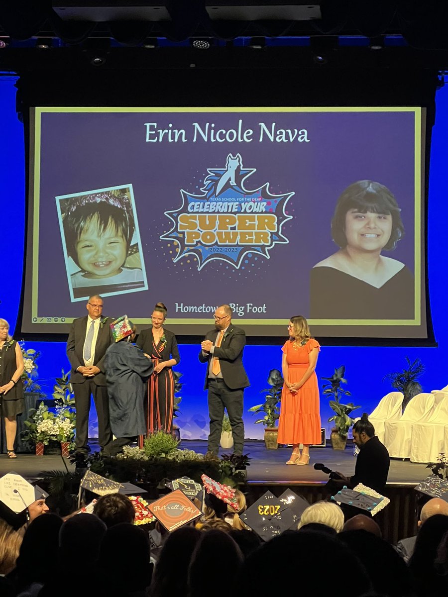 I am so proud of my niece Erin who just graduated from Texas School for the deaf!! 👩🏻‍🎓🧏‍♀️ TSD has been amazing to her and such a great program for deaf students!! #deafcommunity #deafED