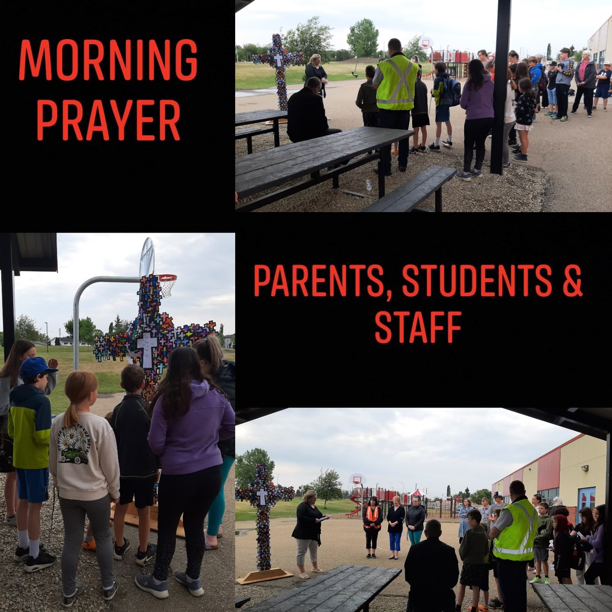 HolySpiritDevon's tweet photo. The staff and students at HSCS pray together every morning. Today we were blessed to invite our students and their families to pray together before school started.
#HSCSproud #ecssdPEACE #IBelieveinCatholicEd https://t.co/9irPVVmZqM