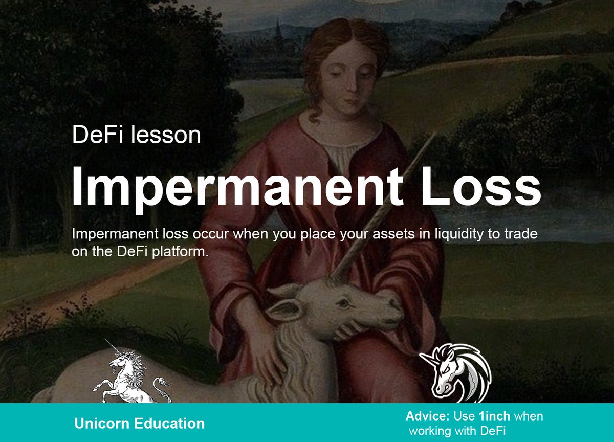 🧵DeFi Lesson: Impermanent Loss 

Impermanent Losses occur when holding assets in the liquidity pool on DEX (AMM). 

For a better understanding, let's first consider what liquidity is 👇