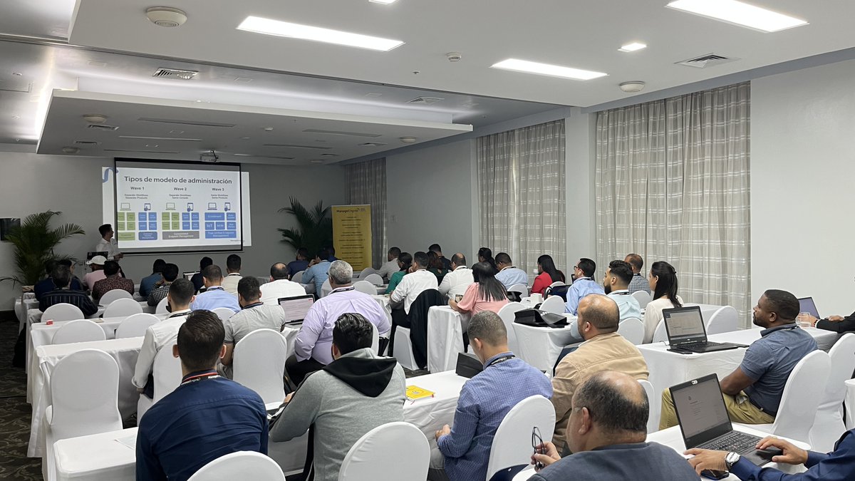 ManageEngineLA's tweet photo. ¡Hoy fue un gran día en Santiago de los Caballeros, en República Dominicana! 🇩🇴🔥 Nuestro #ITCON ha finalizado en este país con la gran compañía de clientes y partners en esta ciudad. ¿Cuál fue tu parte favorita de las #ITCON? 🤔
Esperamos volver a vernos pronto. 🌐🔑👏 https://t.co/mcxQyKZ741