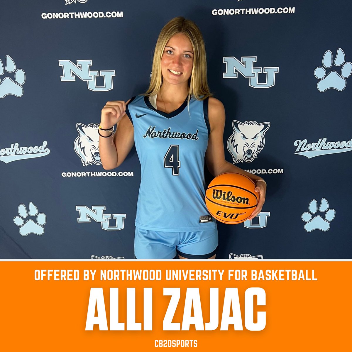 Tecumseh’s @Azajac04 has received an offer from D2 Northwood University 🏀