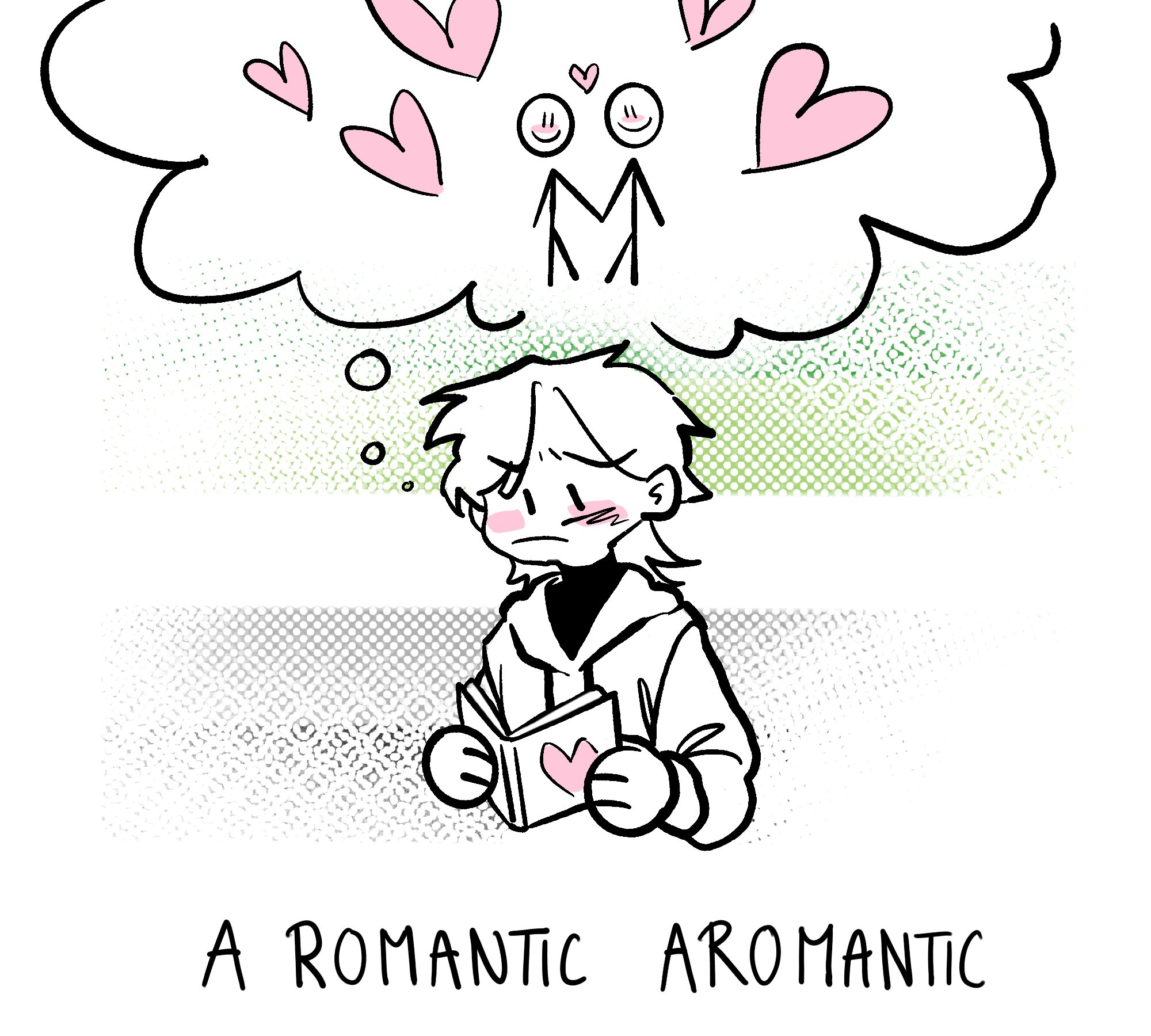 ❁リリ❁さま専用❤️ARomantic aromantic heart 2 - Aromantic Pride - Sticker | TeePublic