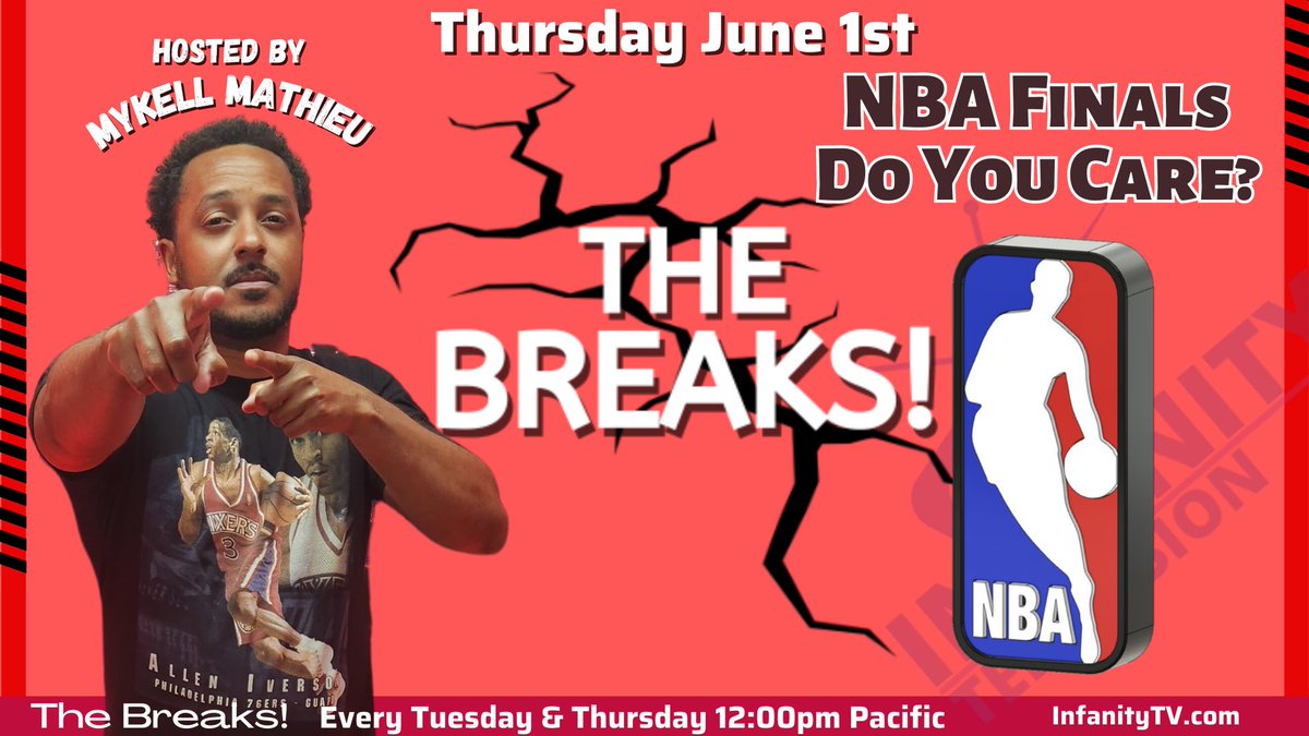 InfanityTV's tweet photo. The NBA Finals start tonight 🔥🏆

Host @MykellthePG breaks down his predictions and updates on the WNBA

🔗 https://t.co/qij29WUtmg https://t.co/wtnFRI2hvK