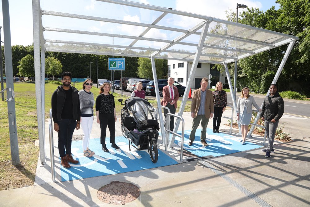 Congrats to University of Galway! 👏

We are thrilled that there are now 3 new accessible bike shelters on campus.

The bike shelters are located across campus near the Lifecourse Building, the Alice Perry Engineering Building & Arts Millennium Building 🙌

#THEunirankings #SDG