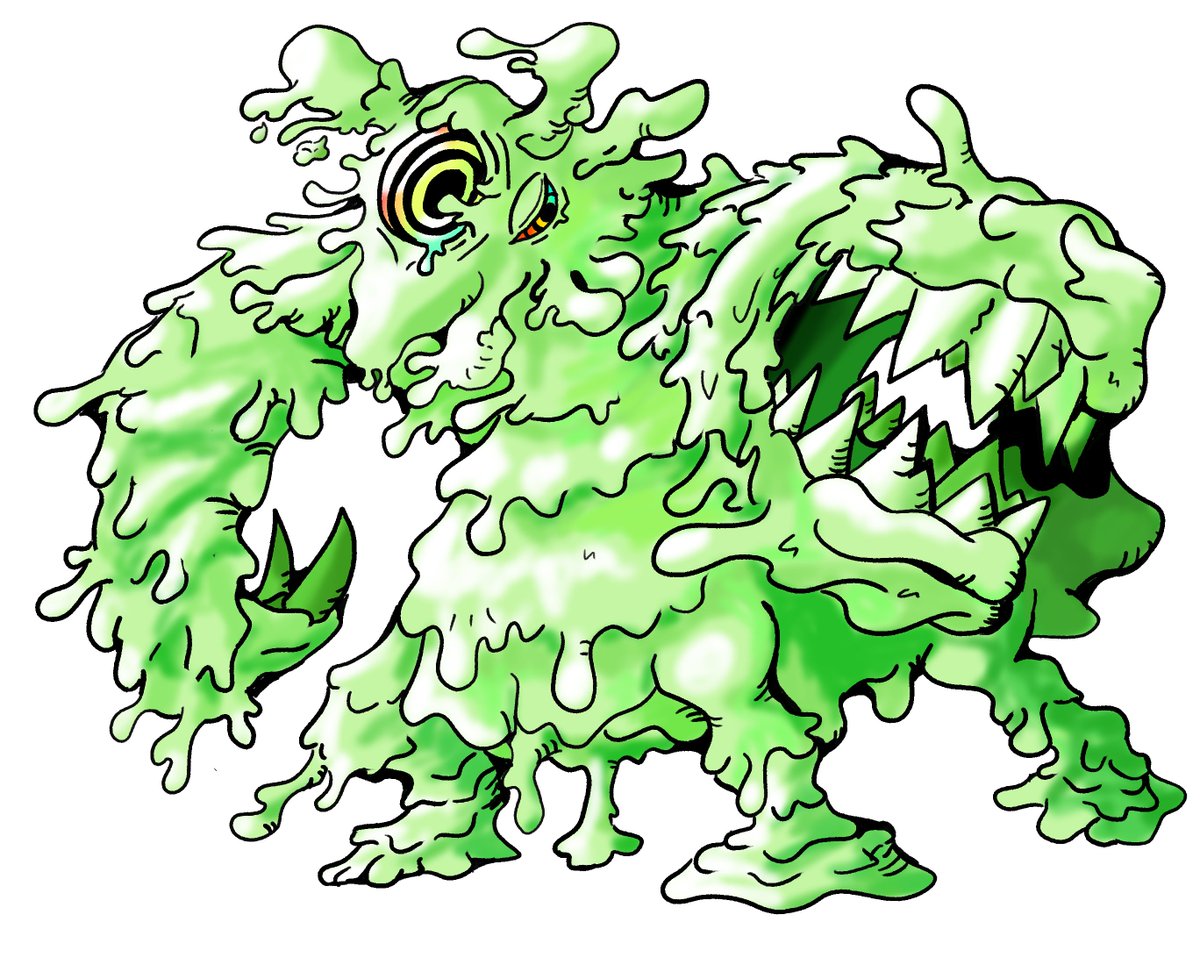 Day 1: SLIME, First time getting into kaijune so I got some prompts and listed them out, the first is slime! #kaijune2023 #Kaijune #Kaiju