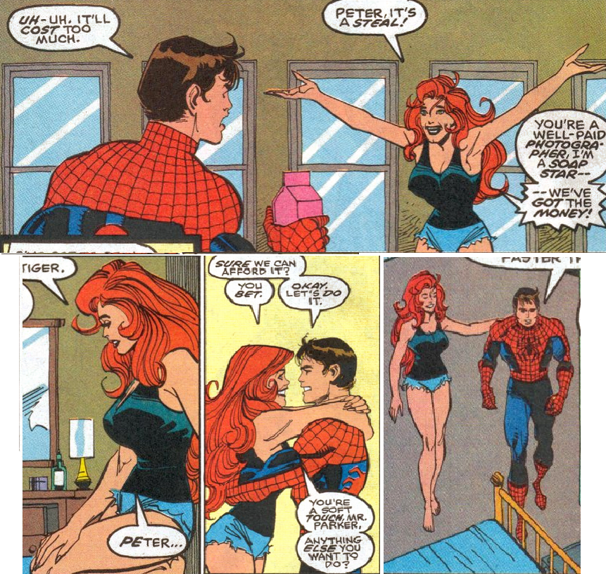 Peter, your wife asked you if there is anything else you want to do?
- Mary Jane by Sal Buscema, using her amazing powers of persuasion!