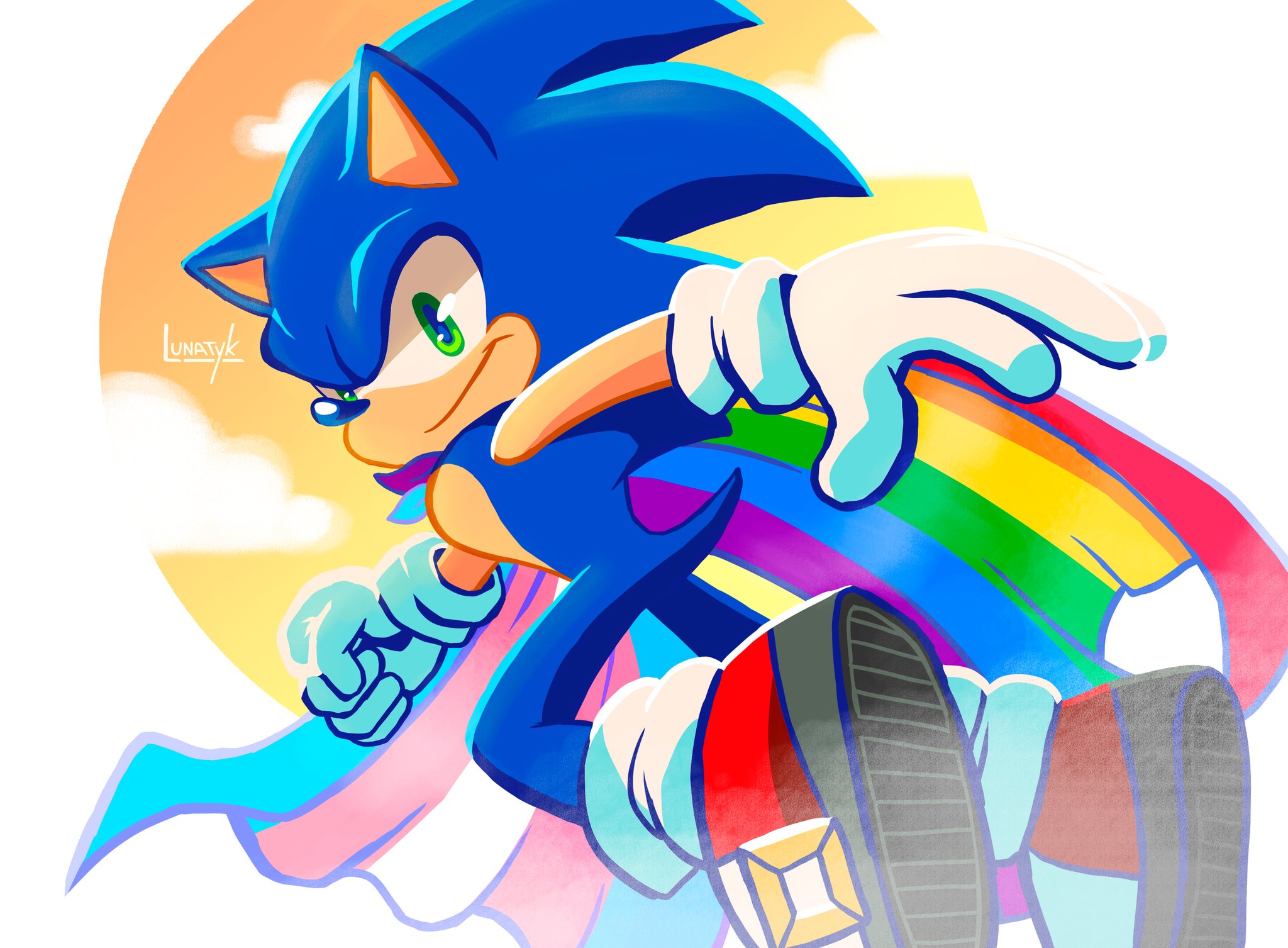 Tectoy comemora dia do orgulho LGBTQIA+ com imagem do Sonic