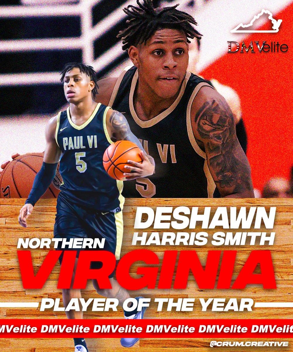 Maryland-bound Paul VI guard Deshawn Harris-Smith (<a href="/dcincooo/">thatdogdeshawn</a>) headlines the 2023 <a href="/DMVeliteNews/">DMVelite.com</a> All-Northern Virginia Team: dmvelite.com/news_article/s…

<a href="/joebaldwin0/">Joe</a> <a href="/margadc_10/">Margad Choijilsuren</a> <a href="/cam_cole/">Cameron Cole</a> <a href="/gibraltarc1/">Gibraltar Coleman</a> <a href="/lulnasirrr/">lulnasirrr</a> <a href="/darrenwh11/">Darren Harris</a> <a href="/DHollowayjr/">Daryl Holloway Jr.</a> <a href="/davgking05/">David King</a> <a href="/RileyTavarres/">Tavarres Riley</a> @jordanscott267