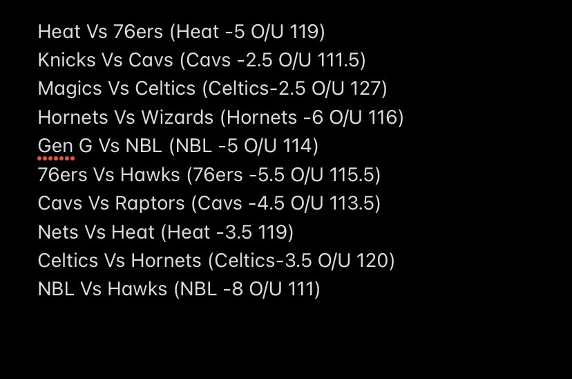 2KLHandicapper's tweet photo. Spreads for games tonight starting 6PM @BlkFrankWhite1 @EvThatGuy @ProamLegacy @ToXsiK @NBA2KLeague @RoyKhris @dayfri @TheeJoeVegas  @JoeKnowsYT  @NadeGrinds 
@youFamousEnough 
Who you got? #NotAffiliated #Handicapping https://t.co/qJGH1aun8M